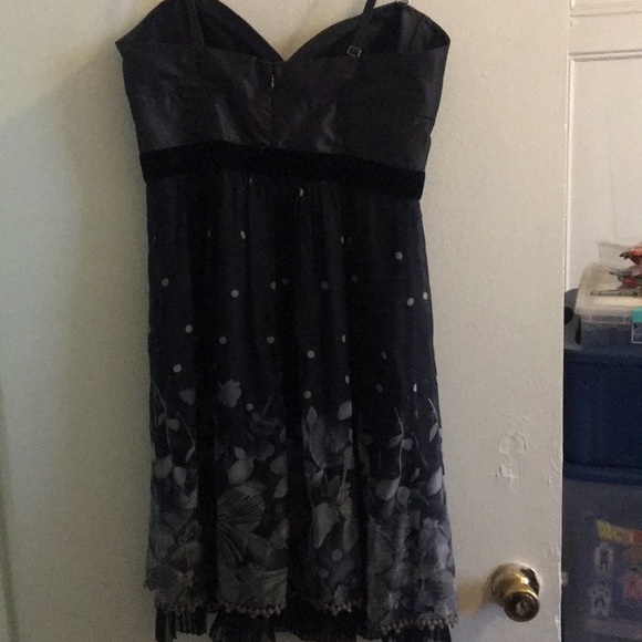 ✨HOST PICK✨ Rebecca Taylor navy floral dress - Picture 4 of 7